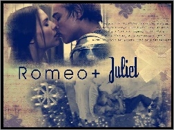 napisy, Claire Danes, Leonardo DiCaprio, Romeo And Juliet, poca�unek